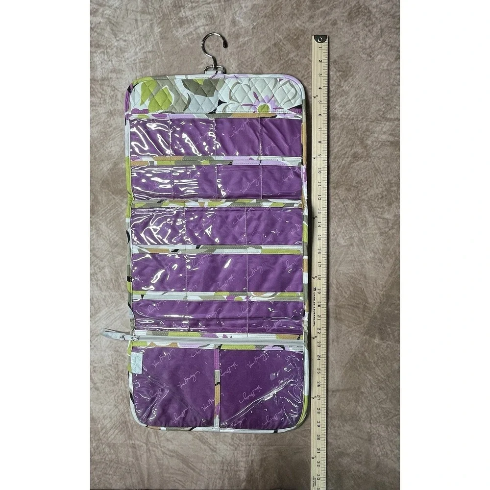 Cream And Green Organizer By Vera Bradley In Great Condition
